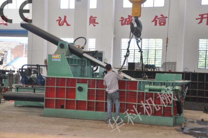 500X600 600X600 Hydraulic Scrap Metal Baler 90KW 1