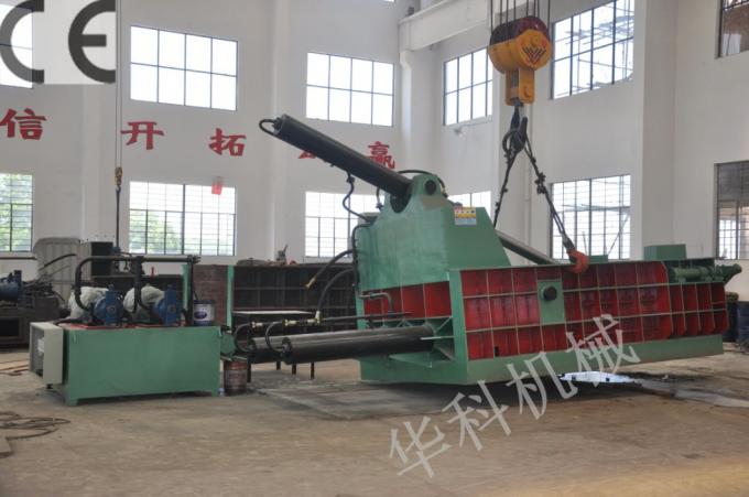 500X600 600X600 Hydraulic Scrap Metal Baler 90KW 2