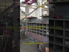 スクラップスチール・プレス・バレラー・マシン 800トンのパワーの重用スクラップ・バンドル・プレス・マシン